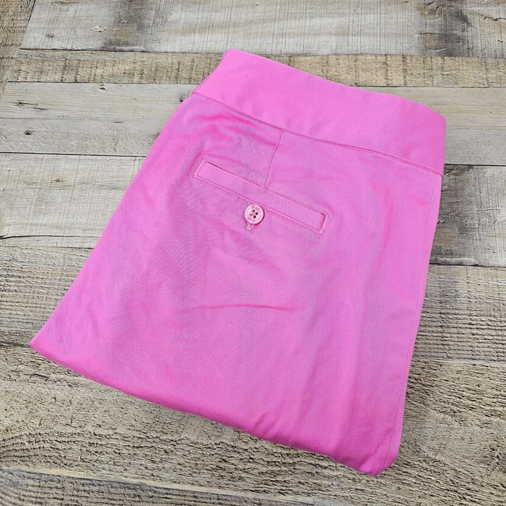 Lilly Pulitzer Hot Pink Dress Pants Size 6‎ Women's Straight Leg Stretch Bright